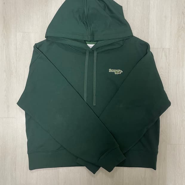라코스테 오버핏 후드티