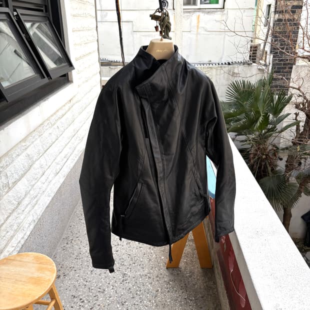 boris bidjan saberi calf skin lap jacket