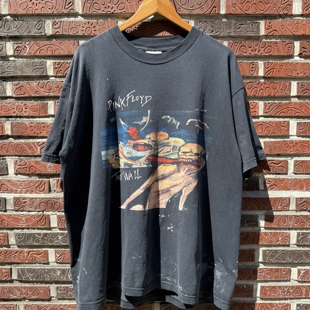 핑크 플로이드 1997s The Wall 빈티지 티셔츠