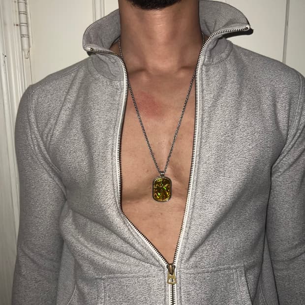 Cross Pendant Steel Necklace