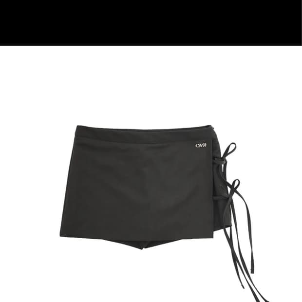 크랭크 STRING WRAP SKIRT PANTS