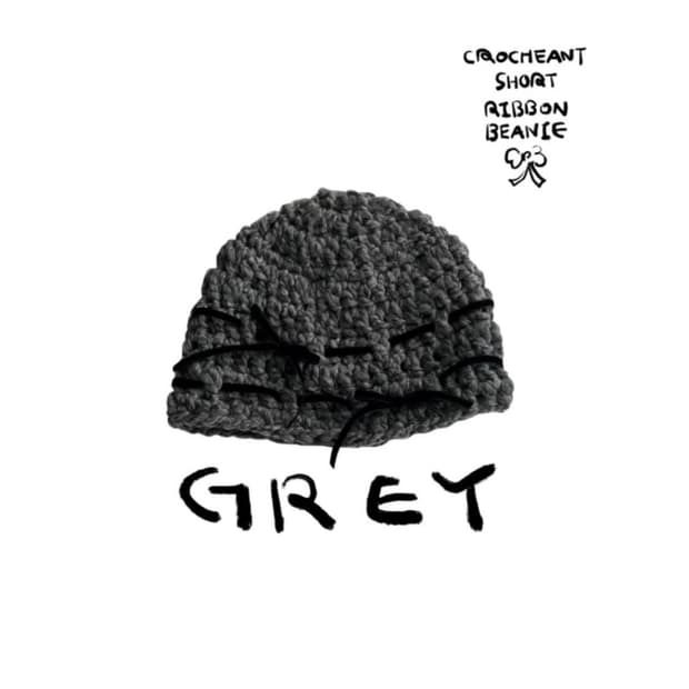 크로쉐안트 리본 비니