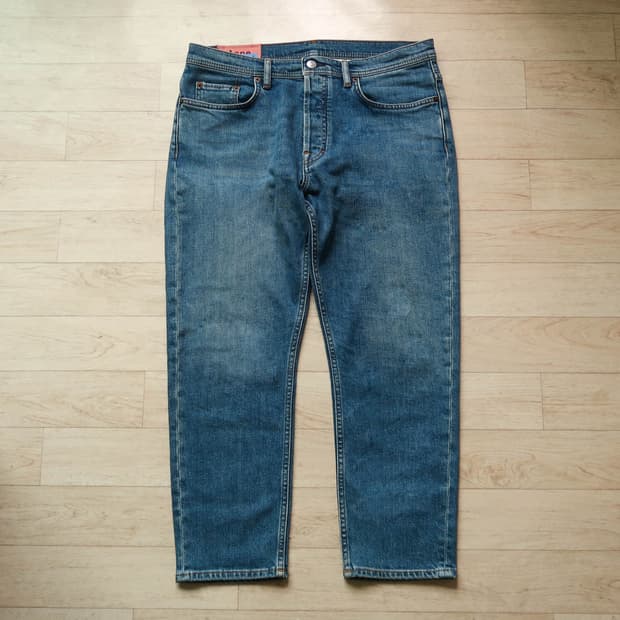 아크네 스튜디오 리버 미드 블루 진