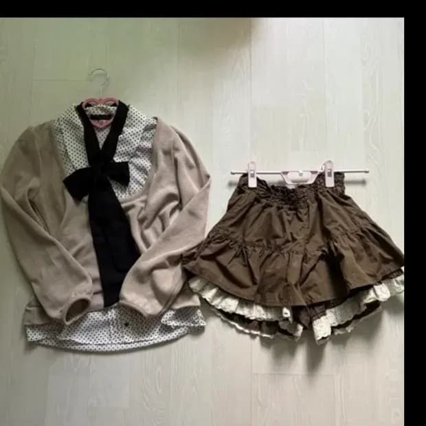 러블리 갸루 세트 귀여워요!라떼 갸루