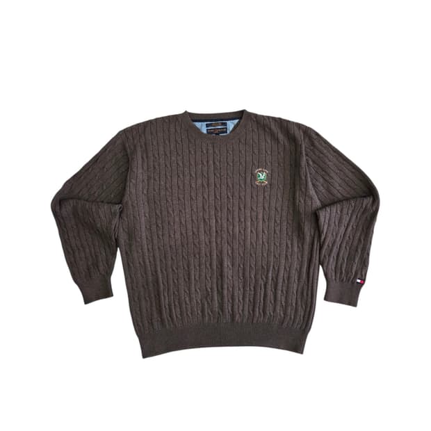 Tommy Hilfiger 타미힐피거 골프 90s 올드스쿨 케이블 니트