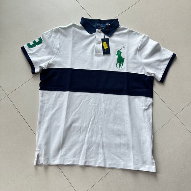 [정품] 새상품 폴로 랄프로렌 빅포니 반팔 카라티 L(100)