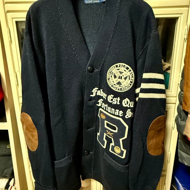 [사용감 적음] 폴로 50주년 코튼+린넨 가디건 s(실제 103사이즈