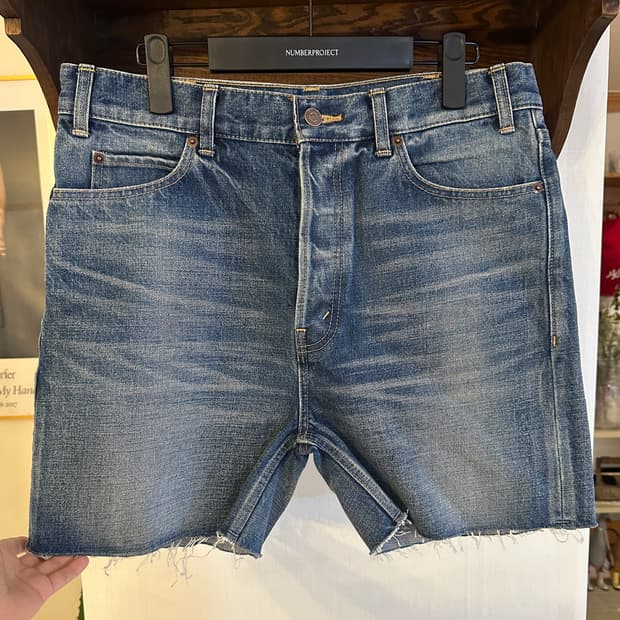 (새상품) 셀린느 유니온 워시드 데님 숏팬츠 (29)