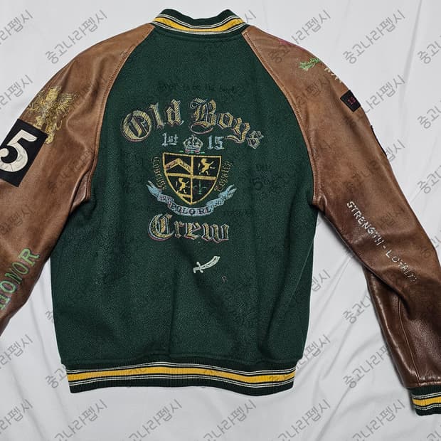 폴로랄프로렌 양가죽 스타디움 자켓