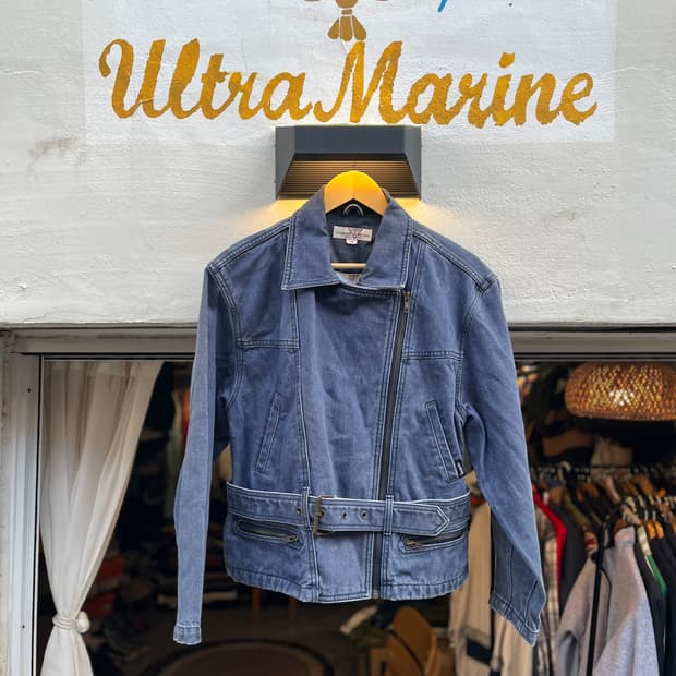 90년대 게스 데님 라이더 자켓 (한국제)