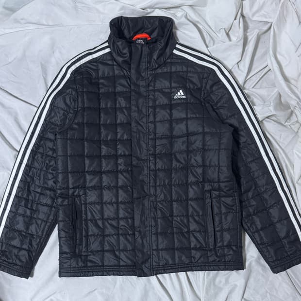 아디다스 3 stripes 퀼팅 자켓