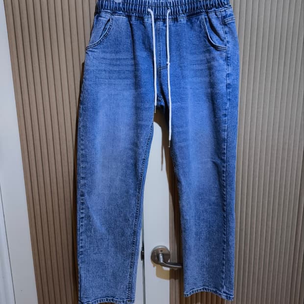 XL 러기드하우스 밴딩 청바지