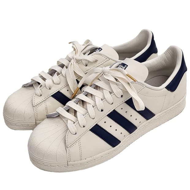 ADIDAS 슈퍼스타82 크림x네이비 260