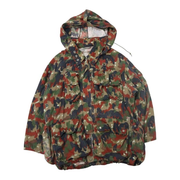스위스군 빈티지 M70 알펜카모 필드 자켓