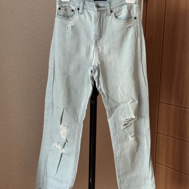 유니클로 연청바지
