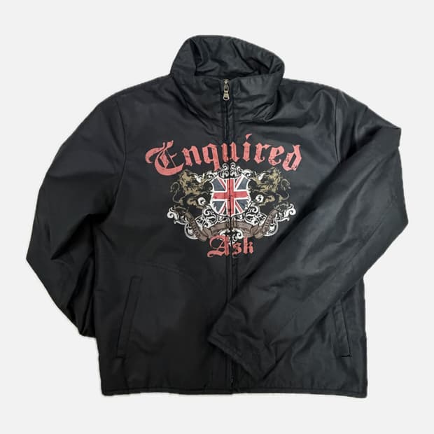 Ask highneck jacket black