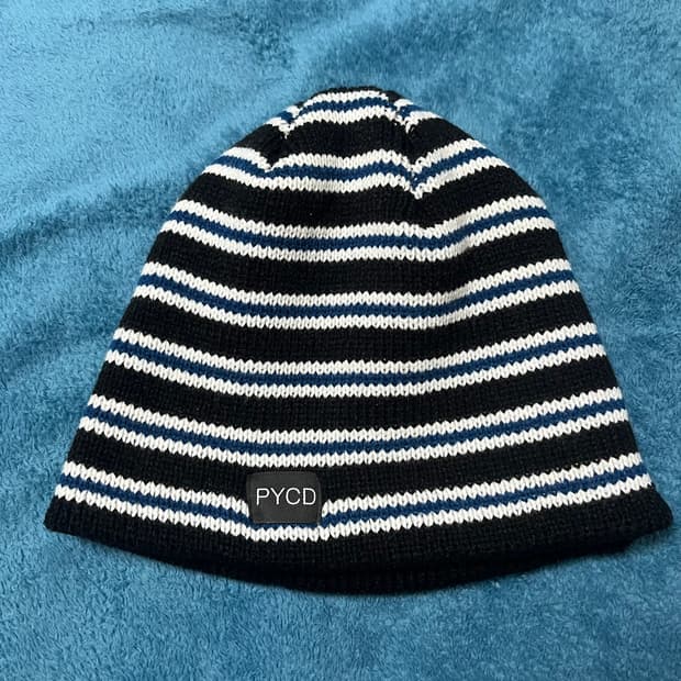 PYCD STRIPE BEANIE (BLUE)