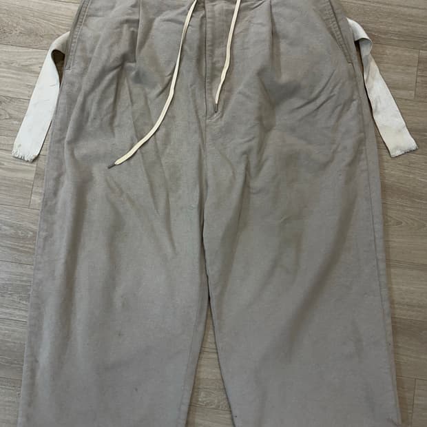 메종미하라야스히로 데끼 크롭 팬츠