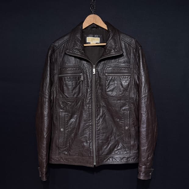 마이클 코어스 가죽자켓 