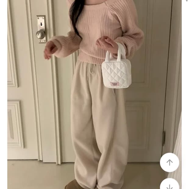 미니포에 후리스 트레이닝 팬츠