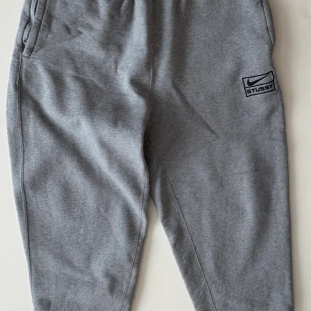 나이키 스투시 콜라보 바지 회색 S