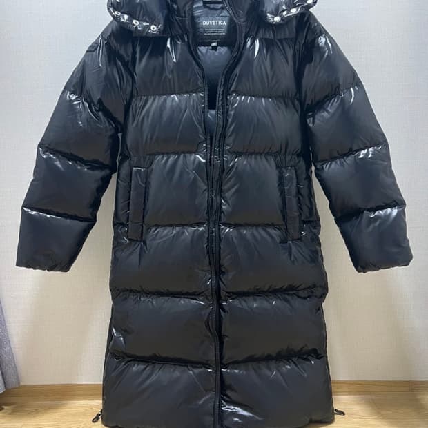 새상품급 몽클 듀베티카 롱패딩 블랙패딩38