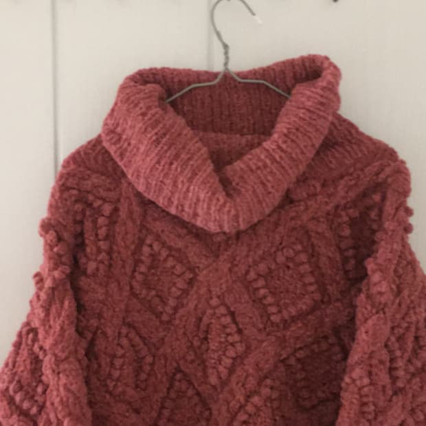 빈티지 터틀넥 스웨터 니트