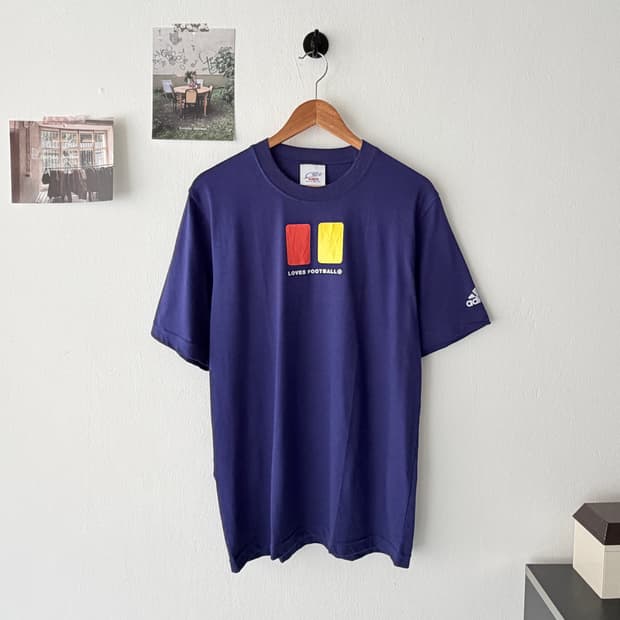 [새상품] [L] 90s 아디다스 JFA 티셔츠