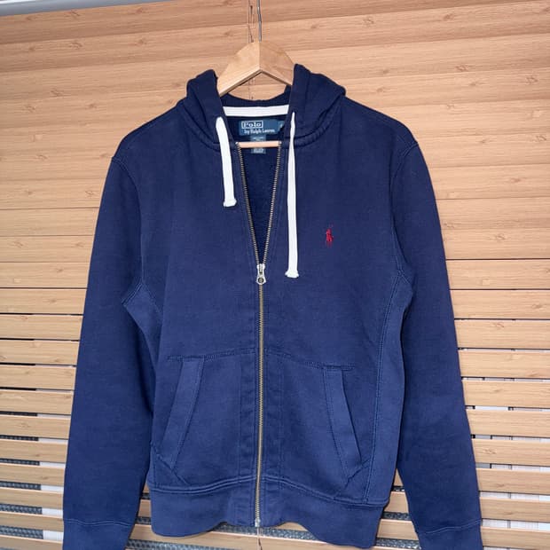폴로랄프로렌 후드집업 네이비