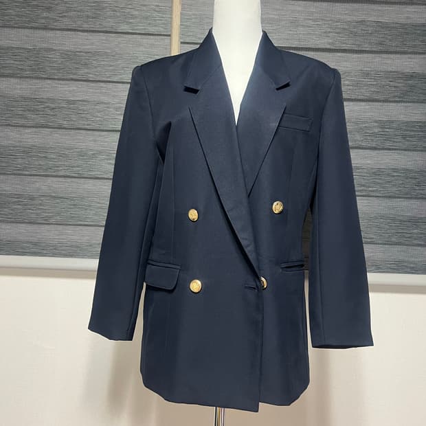 네이비 금장 자켓 