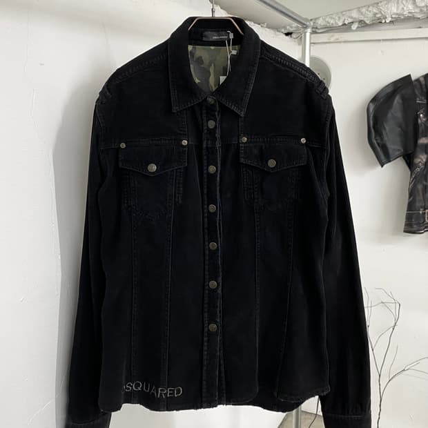 디스퀘어드2 코듀로이 셔츠 자켓