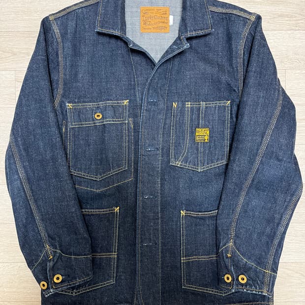 트로피클로딩 2604 더티데님 커버올 40