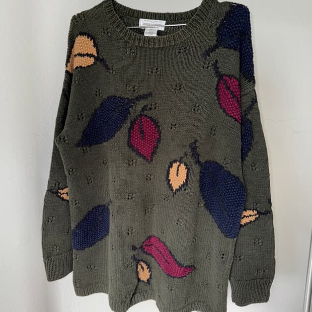 빈티지 핸드니트 