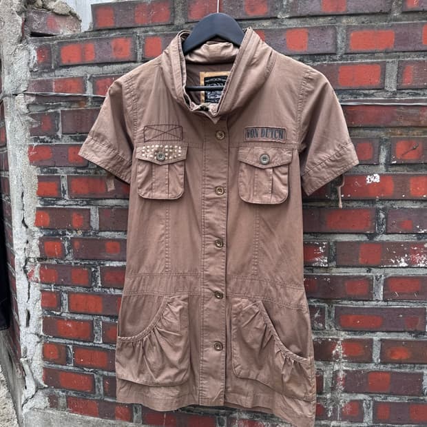 본더치 유틸리티 패치 반팔셔츠