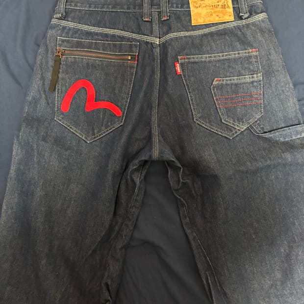 34 에비수 카펜더 버뮤다 데님팬츠/진청