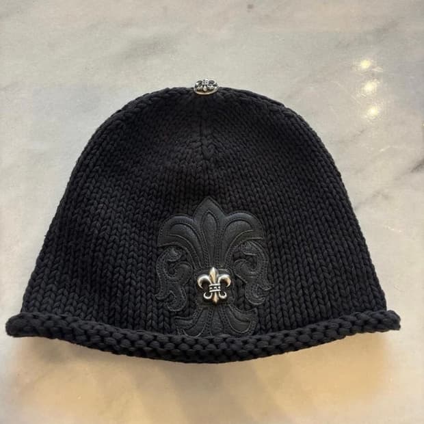 크롬하츠 플레어 패치 참 캐시미어 비니 [ OS ]