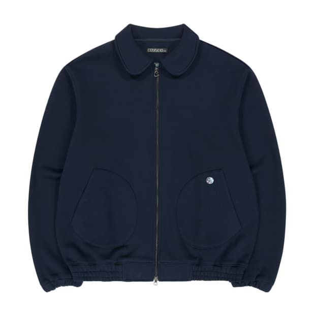 코이세이오 038 라운드 트랙 집업 네이비