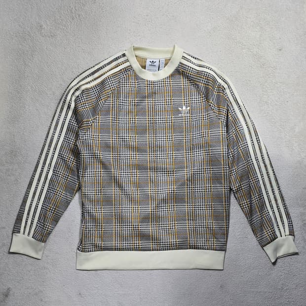 아디다스 오리지널 타탄체크 베켄바우어 스웨트셔츠
