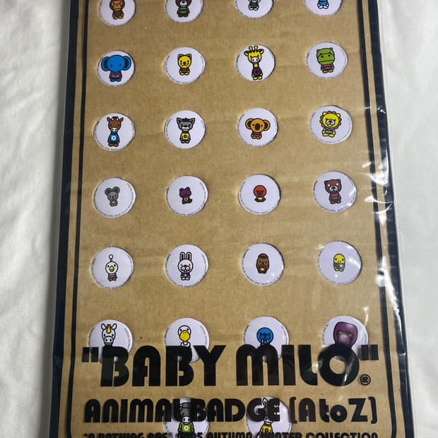 A BATHING APE 베이비 마일로 뱃지 컬렉션 세트