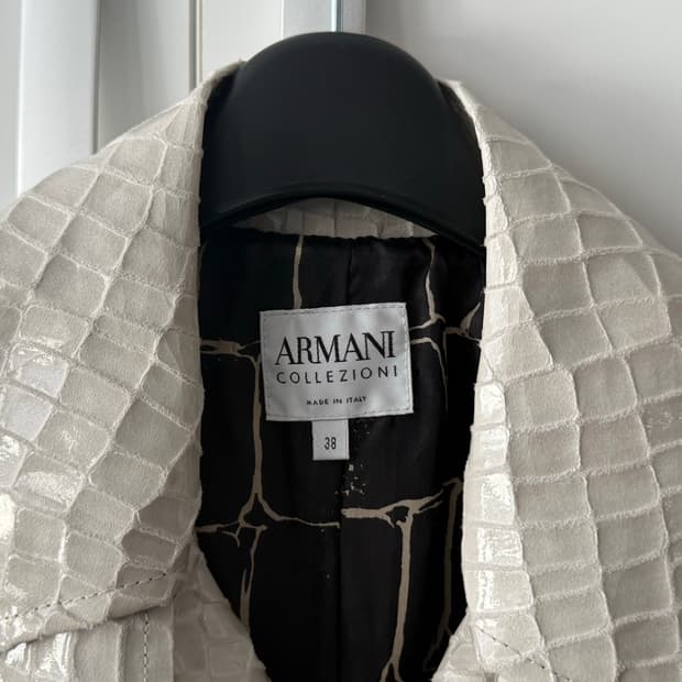 Armani Collezioni 롱 트렌치 코트