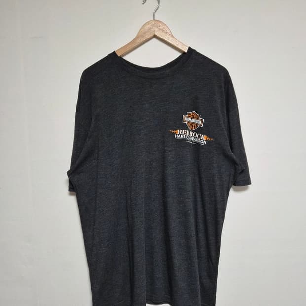 할리데이비슨 빅로고 반팔 티셔츠 XL사이즈 - T110