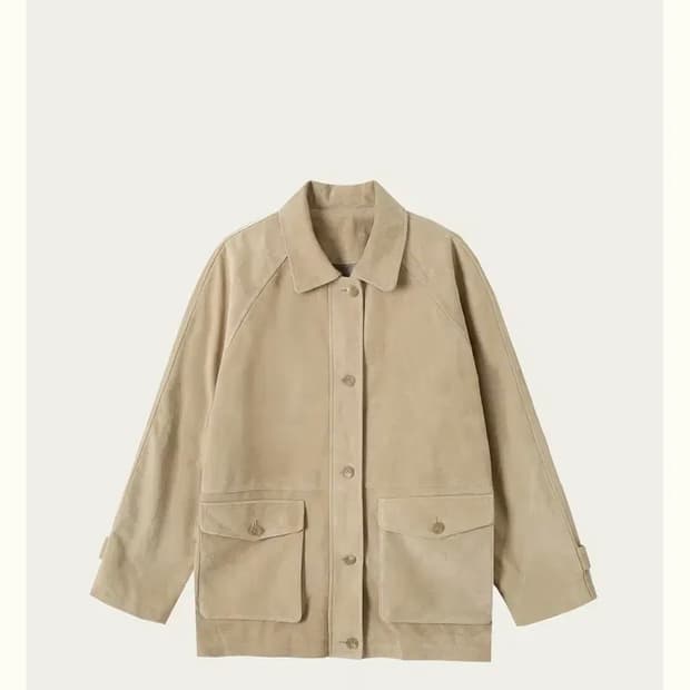 리본빛 WELLY SUEDE JACKET 스웨이드 자켓