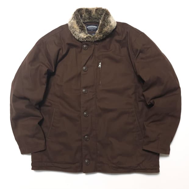 프리즘웍스 에드거 N-1 덱자켓 브라운