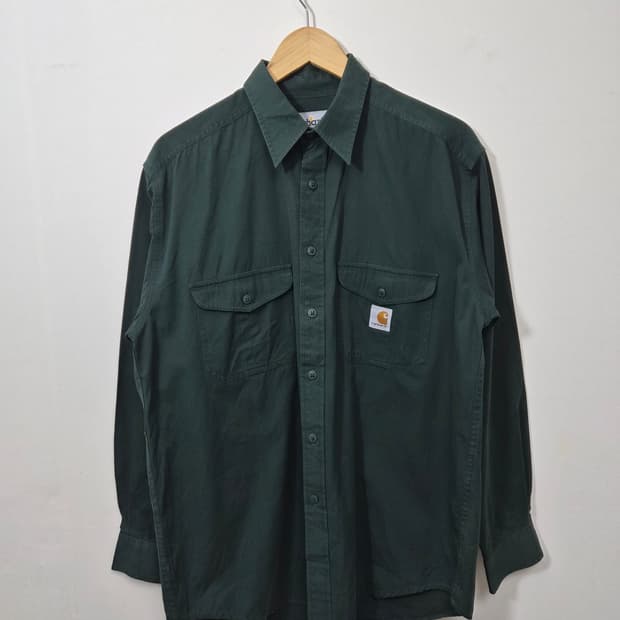 칼하트Carhartt 그린 코튼 셔츠 M - S44