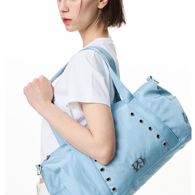 새상품) 일리고 유틸리티 더플백 스카이블루