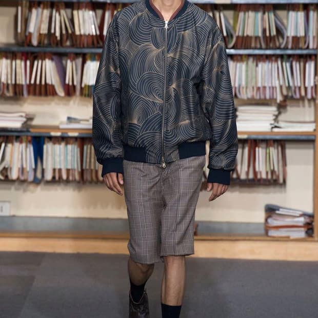 드리스 반 노튼 18ss 블루종