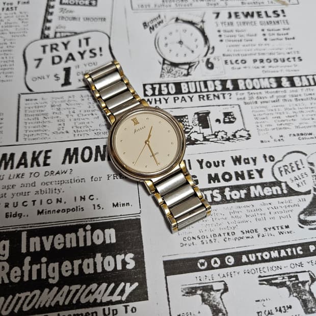 빈티지 세이코 에비뉴 쿼츠 시계 Seiko Avenue Quartz