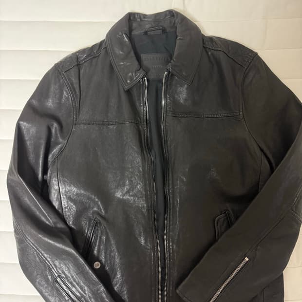 AllSAINTS 리얼레더(lamb 100%) 자켓 (L size)