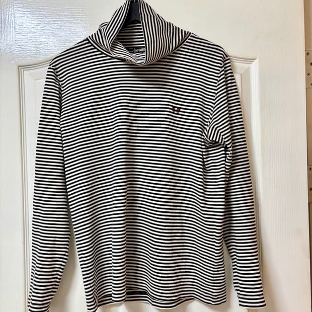 맥그리거 폴라티 목티 터틀넥 mcgregor 스트라이프 단가라