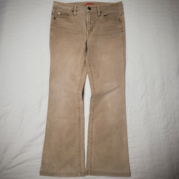 WOW Jeans Beige Flare Denim